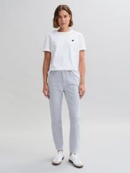 OPUS Dżinsy - Slim fit - w kolorze jasnoszarym rozmiar: 40/L28. Szare jeansy Opus, l, z aplikacjami, ze skóry, klasyczne. Za 166.88 zł.