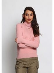 C& Jo Golf w kolorze jasnoróżowym rozmiar: 36. Różowe swetry C& Jo, bez wzorów, z kaszmiru, klasyczne, bez ramiączek. Za 152.99 zł.