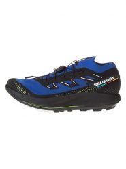 SALOMON Buty "Pulsar Trail Pro 2" w kolorze niebiesko-czarnym do biegania rozmiar: 40 2/3. Czarne buty do biegania Salomon, bez wzorów, bez zapięcia, do biegania. Za 202.50 zł.
