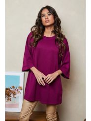 Joséfine Bluza "Ponan" w kolorze fioletowym rozmiar: S. Różowe bluzy Joséfine, s, bez wzorów, bez kaptura. Za 105.88 zł.