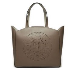 Torebka KARL LAGERFELD. Szare torebki klasyczne KARL LAGERFELD, bez wzorów, klasyczne, bez dodatków. Za 779.99 zł.