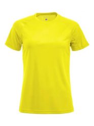 Clique Premium Active-T Women Funkcjonalna koszulka o wysokim odprowadzaniu. Żółte t-shirty sportowe CLIQUE, m, bez wzorów, bez ramiączek. Za 126.84 zł.