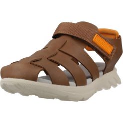 Sandały GEOX J SANDAL AIRADYUM BO Brązowy. Brązowe sandały Geox, bez wzorów, ze skóry, sportowe, bez obcasa, bez zapięcia. Za 209.99 zł.