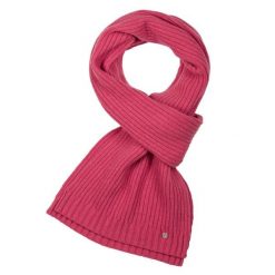 WEŁNIANY SZALIK JESSIE MALINOWY One size - Flawless. Różowe szaliki i kominy Flawless, bez wzorów, z wełny. Za 145.00 zł.