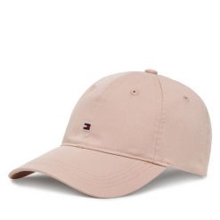 Czapka z daszkiem Tommy Hilfiger. Czerwone czapki z daszkiem Tommy Hilfiger, bez wzorów. Za 169.99 zł.