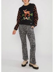 Blutsgeschwister Sweter w kolorze czarnym rozmiar: L. Czarne swetry Blutsgeschwister, l, bez wzorów, z bawełny, bez ramiączek. Za 287.84 zł.