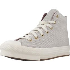 Tenisówki Converse Model Chuck Taylor All Star Eba Lift Hi Kolor Brązowy. Brązowe trampki Converse, bez wzorów, z tkaniny, retro, bez zapięcia. Za 350.05 zł.
