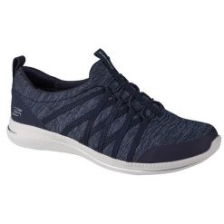 Buty sportowe Sneakersy damskie, City Pro What A Vision. Niebieskie buty sportowe lifestyle Skechers, bez wzorów, sportowe, bez zapięcia. Za 119.99 zł.