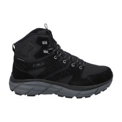 Buty trekkingowe CMP Kamsel WP Mid. Czarne buty trekkingowe CMP, bez wzorów, z gumy, bez zapięcia, trekkingowe. Za 296.99 zł.