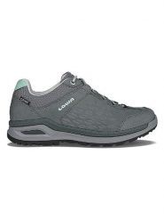 LOWA Skórzane buty trekkingowe "Locarno GTX" w kolorze szarym rozmiar: 37,5. Szare buty trekkingowe Lowa, z gore-texu, bez zapięcia. Za 430.46 zł.
