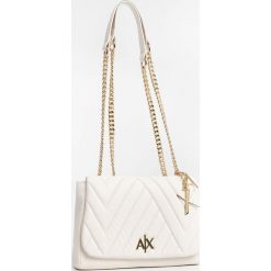 Torebka ARMANI EXCHANGE. Brązowe torebki klasyczne Armani Exchange, bez wzorów, pikowane, bez dodatków. Za 559.00 zł.