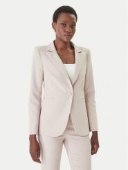 Rinascimento Marynarka CFC0127895003 Beżowy Slim Fit. Brązowe marynarki i żakiety Rinascimento, m, bez wzorów, z syntetyku, bez ramiączek. Za 699.99 zł.