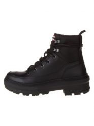 Hunter Skórzane botki w kolorze czarnym rozmiar: 38. Czarne botki Hunter, bez wzorów, bez obcasa, bez zapięcia. Za 239.29 zł.