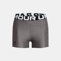 Krótkie legginsy treningowe damskie UNDER ARMOUR szybkoschnące kolarki. Niebieskie legginsy Under Armour, bez wzorów, sportowe, krótkie. Za 95.99 zł.