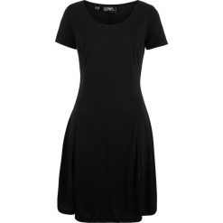 Sukienka shirtowa z lejącego modalu bonprix czarny. Sukienki marki bonprix. Za 99.99 zł.