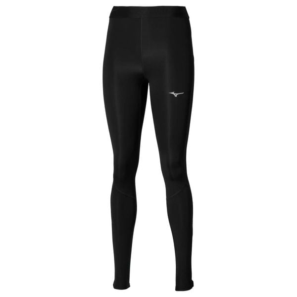 Damskie legginsy Mizuno Core Impulse. Czarne legginsy Mizuno, bez wzorów, z elastanu, sportowe. Za 289.99 zł.