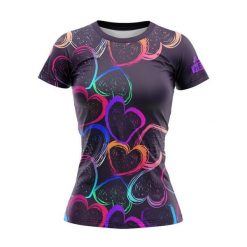 Koszulka do biegania damska Amare krótki rękaw. Fioletowe t-shirty sportowe JUST HERO, l, bez wzorów, z dzianiny, bez ramiączek, do biegania. Za 99.00 zł.