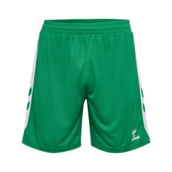 Szorty dla dzieci Hummel. Zielone szorty Hummel, bez wzorów, z materiału, sportowe. Za 127.50 zł.