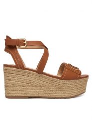 Liu Jo Espadryle Bali 01 SA6083 P0102 Brązowy. Brązowe espadryle Liu Jo, bez wzorów, ze skóry, bez obcasa. Za 559.99 zł.