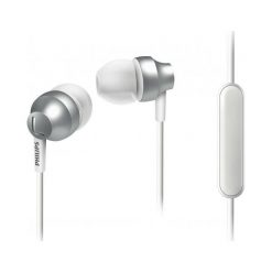 Philips Słuchawki she3855sl, Srebrny. Szare słuchawki douszne PHILIPS. W wyprzedaży za 63.00 zł.