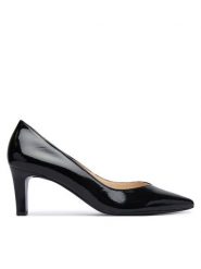 HÖGL Szpilki 0-186701-01000 Czarny. Czarne szpilki Högl, bez wzorów, z lakierowanej skóry, bez obcasa, na szpilce, bez zapięcia. Za 699.99 zł.