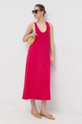Max Mara Leisure sukienka kolor różowy midi prosta. Czerwone sukienki Max Mara Leisure, na co dzień, l, bez wzorów, z dzianiny, bez kołnierzyka, bez ramiączek, midi, proste. Za 719.99 zł.