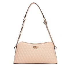 Torebka Guess. Czerwone listonoszki Guess, z aplikacjami, bez dodatków. Za 299.99 zł.