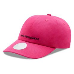 Czapka z daszkiem Puma. Czerwone czapki z daszkiem Puma, bez wzorów. Za 49.99 zł.