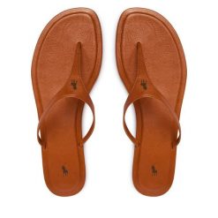 Japonki Polo Ralph Lauren. Brązowe japonki Polo Ralph Lauren, bez wzorów. Za 1,239.00 zł.