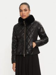 LOLA CASADEMUNT Kurtka puchowa LF2401018 Czarny Regular Fit. Czarne kurtki LOLA CASADEMUNT, s, bez wzorów, z puchu, bez kaptura. Za 949.99 zł.