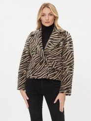 Please Płaszcz przejściowy K493OLUCIA Beżowy Regular Fit. Brązowe płaszcze Please, m, bez wzorów, z syntetyku, bez kaptura. Za 459.99 zł.