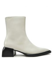 Vagabond Shoemakers Botki Vivian 5453-001-01 Écru. Botki Vagabond Shoemakers, bez wzorów, ze skóry, bez obcasa, na słupku, bez zapięcia. Za 659.99 zł.