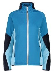 CMP Kurtka polarowa w kolorze błękitno-granatowym rozmiar: 42. Niebieskie kurtki CMP, bez wzorów, z materiału, bez kaptura. Za 192.95 zł.