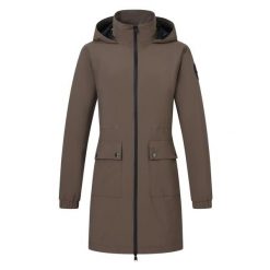 Parka dla kobiet HV Polo Caroline. Brązowe płaszcze HV POLO, l, z aplikacjami, eleganckie, bez kaptura. Za 667.00 zł.