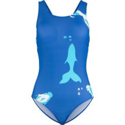 Kostium kąpielowy shape bonprix ciemnoniebiesko-turkusowy wzorzysty. Bielizna modelująca marki bonprix. Za 84.99 zł.