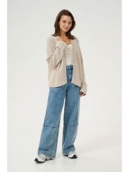 Kaffe Kardigan "Sevita" w kolorze beżowym rozmiar: XL. Brązowe swetry Kaffe, xl, bez wzorów, bez ramiączek. Za 153.34 zł.