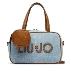 Torebka Liu Jo. Niebieskie torebki klasyczne Liu Jo, bez wzorów, klasyczne, bez dodatków. Za 559.99 zł.