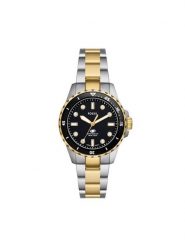 Fossil Zegarek Blue ES5349 Złoty. Żółte, analogowe zegarki Fossil, złote. Za 739.99 zł.