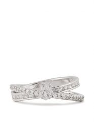 Swarovski Pierścionek Hyperbola 5691228 Srebrny. Szare pierścionki Swarovski, metalowe. Za 649.99 zł.