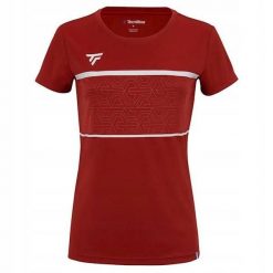 Koszulka tenisowa damska Tecnifibre Team Tech Tee. Białe t-shirty sportowe TECNIFIBRE, bez wzorów, bez ramiączek, tenisowe. W wyprzedaży za 119.00 zł.