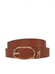 Tommy Hilfiger Pasek Damski Feminine 2.5 AW0AW17494 Brązowy. Brązowe paski Tommy Hilfiger, bez wzorów, ze skóry. Za 239.99 zł.