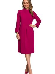 Stylove Sukienka w kolorze różowym rozmiar: L. Różowe sukienki Stylove, l, bez wzorów, bez kołnierzyka, bez ramiączek, maxi. Za 211.31 zł.