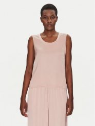 ViCOLO Bluzka TD0006 Różowy Relaxed Fit. Czerwone bluzki ViCOLO, s, bez wzorów, z wiskozy, bez kołnierzyka, bez ramiączek. Za 129.99 zł.