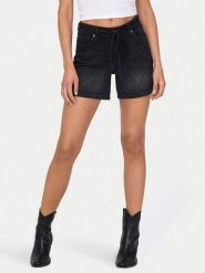 ONLY Szorty jeansowe Gianna 15340706 Czarny Regular Fit. Czarne szorty ONLY, bez wzorów, z bawełny. Za 119.99 zł.