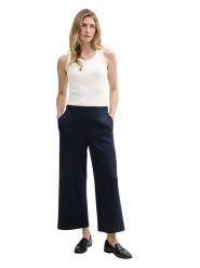 Tom Tailor Top w kolorze kremowym rozmiar: S. Brązowe topy Tom Tailor, s, bez wzorów, z bawełny, bez kołnierzyka, bez ramiączek. Za 41.69 zł.