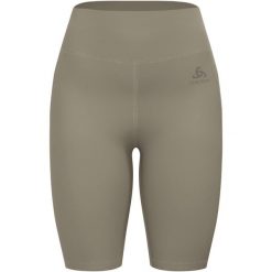 Legginsy krótkie damskie ASCENT MEDIUM SUPPORT Tights short. Szare legginsy ODLO, bez wzorów, z dzianiny, krótkie. Za 329.99 zł.