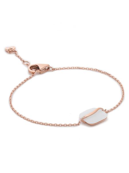 Skagen Bransoletka SKJ1815791 Różowe złocenie. Czerwone bransoletki Skagen, metalowe. Za 209.99 zł.