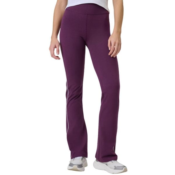 Legginsy damskie 4F CAS. Czerwone legginsy 4f, bez wzorów, z dzianiny. Za 99.99 zł.