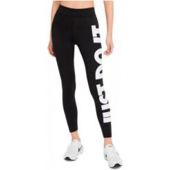 Legginsy Sportowe Damskie Nike CZ8534 010 Czarny. Czarne legginsy Nike, bez wzorów, sportowe. Za 217.00 zł.