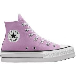 Buty sportowe Converse Chuck Taylor All Star Lift. Czerwone buty treningowe Converse, bez wzorów, bez zapięcia. Za 590.00 zł.